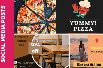 design attractive canva templates for social media posts
