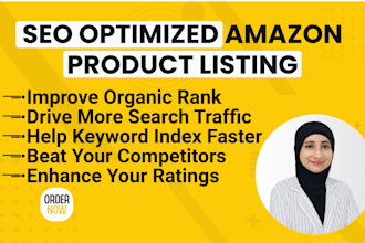 amazon product listing description, SEO amazon productlisting