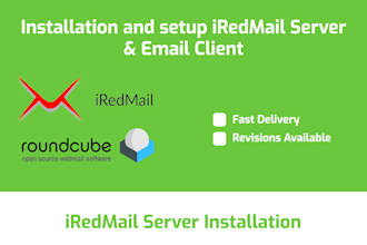 install and setup email servers such as iredmail