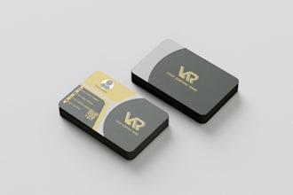 design a modern and luxury business card