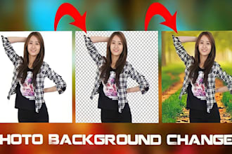 remove and change photo background