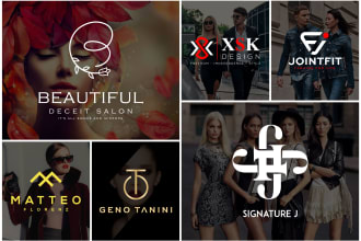create luxury fashion, beauty, boutique and clothing logo design