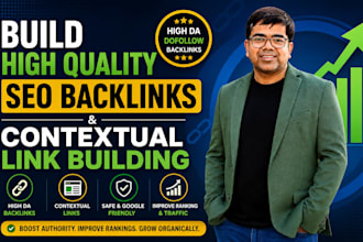 build high quality SEO backlinks and contextual link building