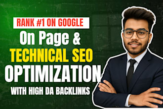 optimize website onpage technical SEO service wordpress shopify wix squarespace