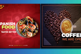 design creative instagram facebook post design
