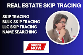 provide best skip tracing for real estate business, bulk skip tracing