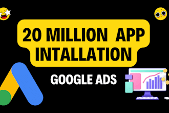 create an app install profitable campaign  with google ads