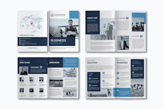do brochure design , company profile, proposal, booklet, catalog 24 in hours