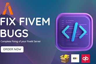 fix or create a fivem server and be your server developer