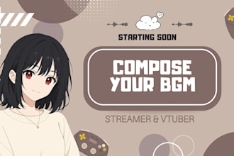 compose or arrange your vtuber bgm with any genre