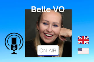 be your female voiceover for elearning