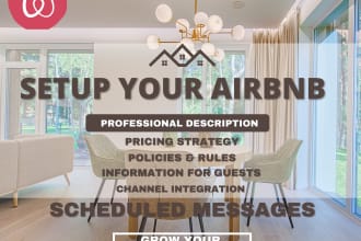 create and setup your airbnb listing