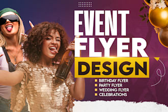 design a stunning event flyer for print and social media