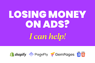 do shopify landing page, product landing page, home page, sales page in pagefly