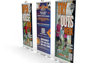 design high quality custom banners for events and business