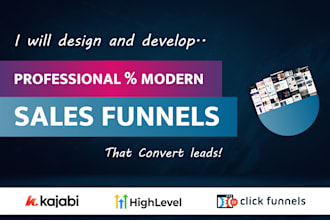 build gohighlevel funnel, website, and automation
