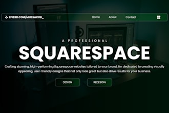 design or redesign your squarespace website professionally responsive