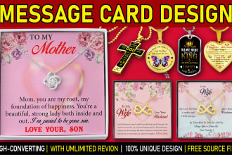 design unique gearbubble, shineon, necklace and message cards design for