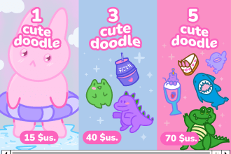 draw cute doodles illustrations