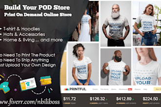 build print on demand online store website