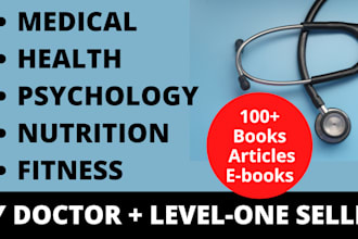 write health medical articles as a doctor