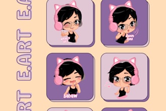 do custom stickers and emoji set