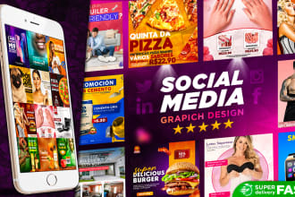 design 12 attractive instagram post, facebook, creative ads