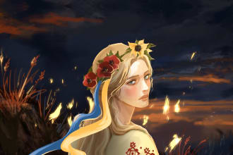 do any commission art supporting ukraine