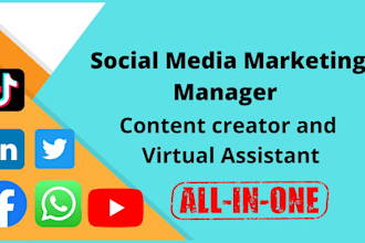 be your virtual agent and handle social media platform
