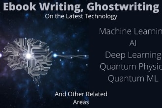 ghostwrite your machine learning, ai, and quantum ml ebook