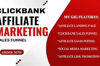 build clickbank affiliate marketing, clickbank sales funnel, jvzoo, warrior plus