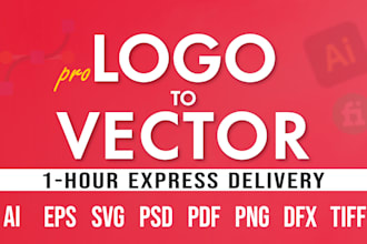 convert existing logo to vector, vector tracing, vectorize, recreate, redraw