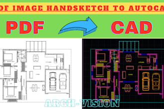 pdf, sketch to autocad, cad, dwg