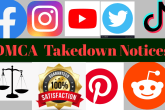 remove illegal content google,facebook,youtube,reddit,tiktok,twitter under dmca