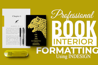 do book formatting and book cover design for print and ebook publication