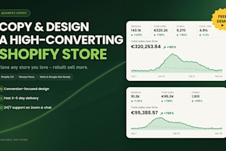 copy shopify store design, clone or duplicate any shopify store
