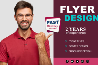 create a top rated event flyer in 24 hours