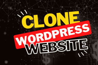redesign, revamp, duplicate, copy clone wordpress website with elementor pro