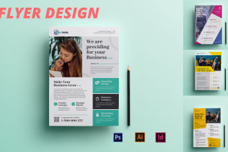create a unique professional flyer or one pager for you
