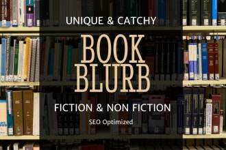 write a compelling book blurb for you