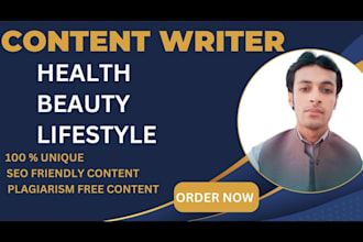 write your fashion, beauty, lifestyle blog articles