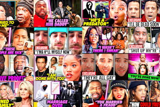 design attractive luxury and celebrity youtube thumbnail