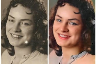 do professional picture restoration and coloring