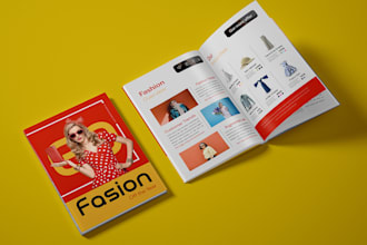 do catalog design, sell sheet, and brand broucher