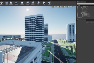 design you a city in unreal engine