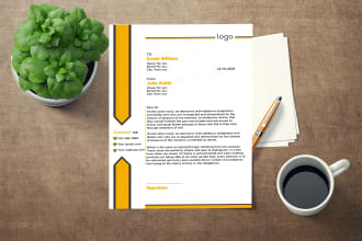 design letterhead in editable ms word format