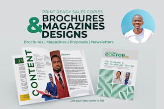 design standout brochures and magazines