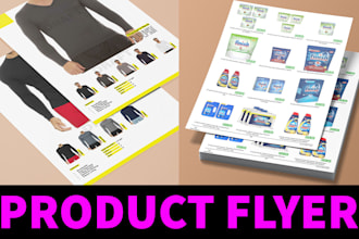 do a product flyer design
