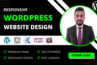 create amazing wordpress website design or redesign