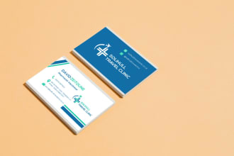 design professional business card, social media design